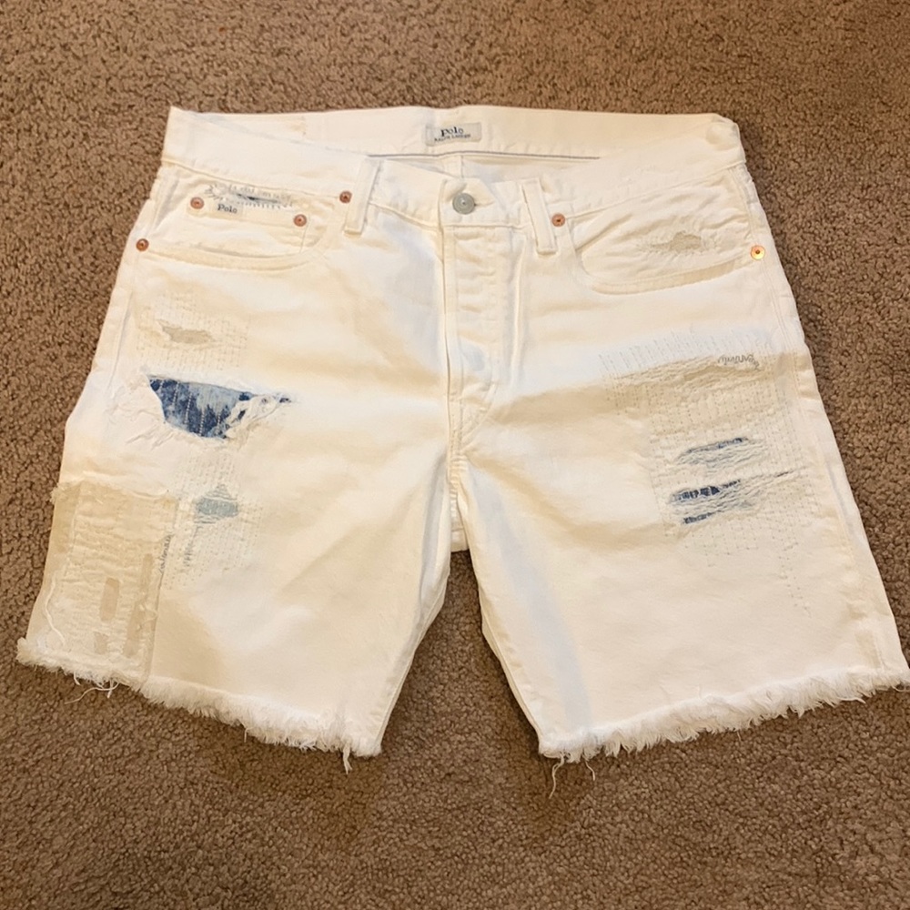Polo Ralph Lauren Men’s Distressed Shorts